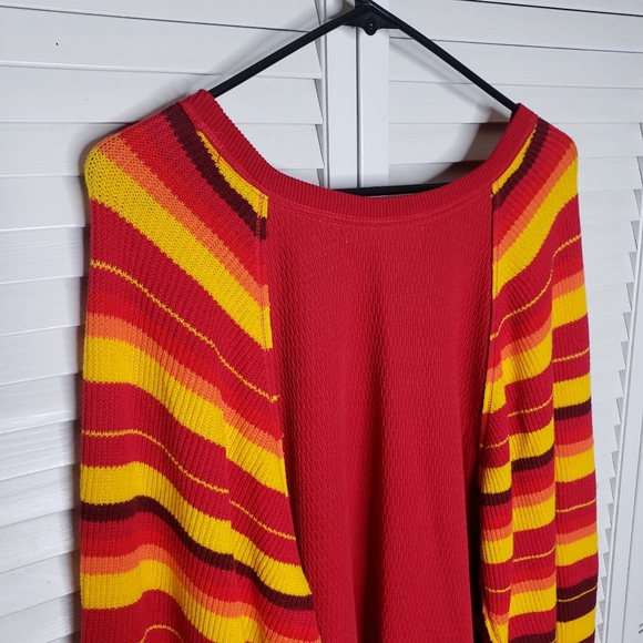 Free People Rainbow Dreams Batwing Sleeve Knit Top - Picture 10 of 16
